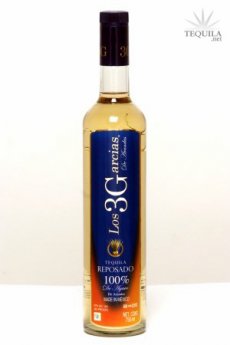 Los Tres Garcias de Arandas Tequila Reposado - Click to enlarge